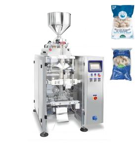 IP65 Waterproof VFFS Frozen Seafood Packaging Machine (IQF Shrimp)