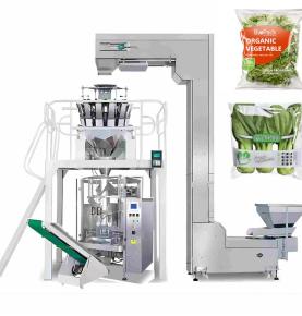 Automatic VFFS Salad & Leafy Greens Packaging Machine with Nitrogen Flush