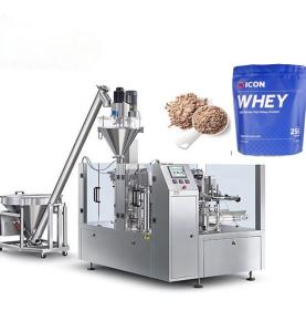 Rotary Pouch Packing Machine for Protein Powder (Large Zipper Bag)