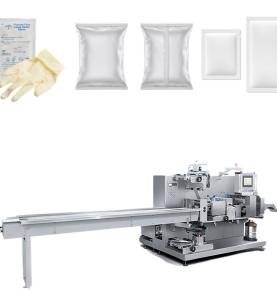 High-Speed Nitrile Glove Flow Wrapping Machine (Single or Multipack)