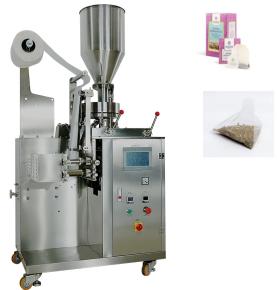 Pyramid Tea Bag Packing Machine with Tag and Thread